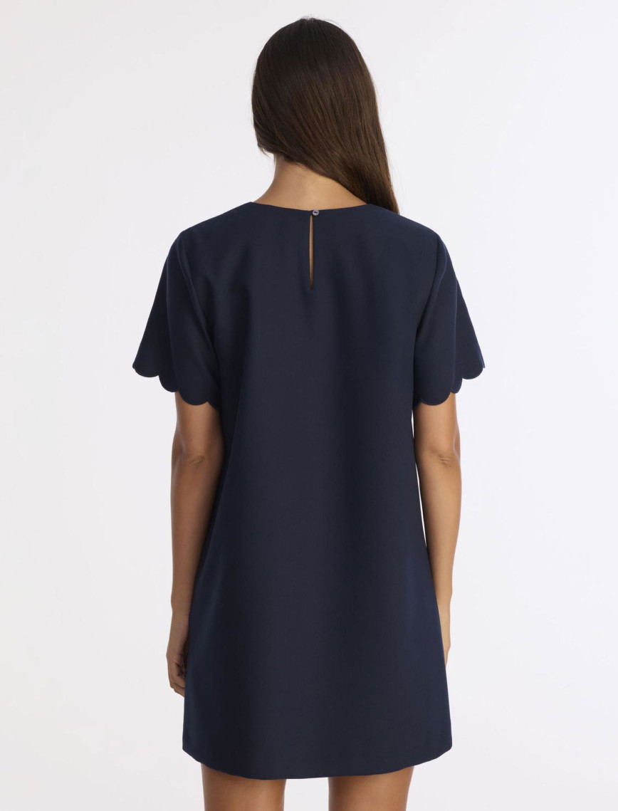 YARGICI Bol Bisiklet Yaka Kısa Kol Elbise YARGICI Bol Bisiklet Yaka Kısa Kol Elbise