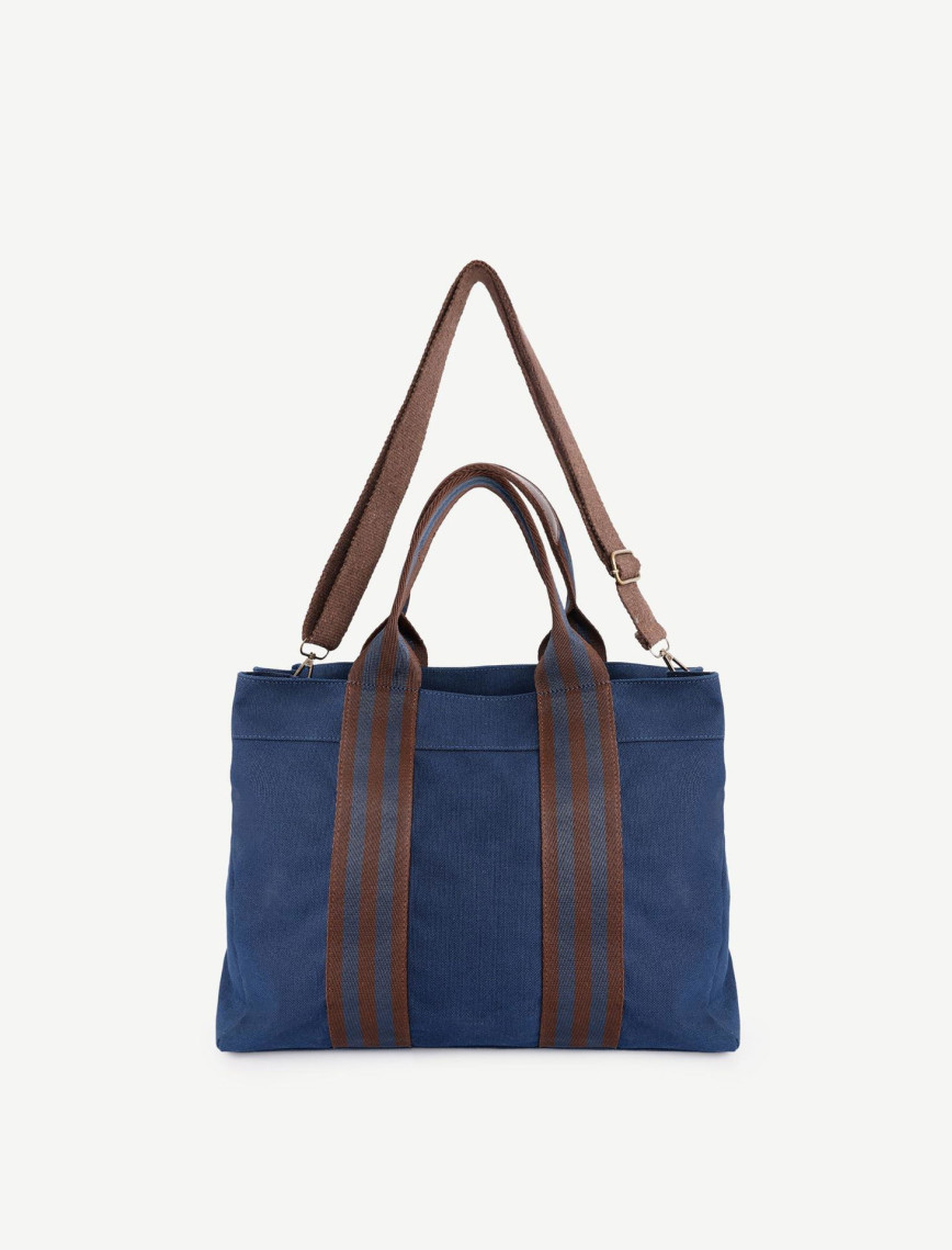 YARGICI Kolon Detaylı Canvas El Çantası YARGICI Kolon Detaylı Canvas El Çantası