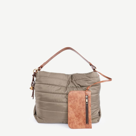 YARGICI Kapitone Kumaş Omuz Çantası YARGICI Kapitone Kumaş Omuz Çantası