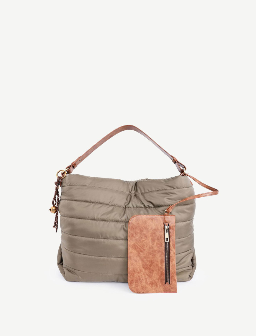 YARGICI Kapitone Kumaş Omuz Çantası YARGICI Kapitone Kumaş Omuz Çantası