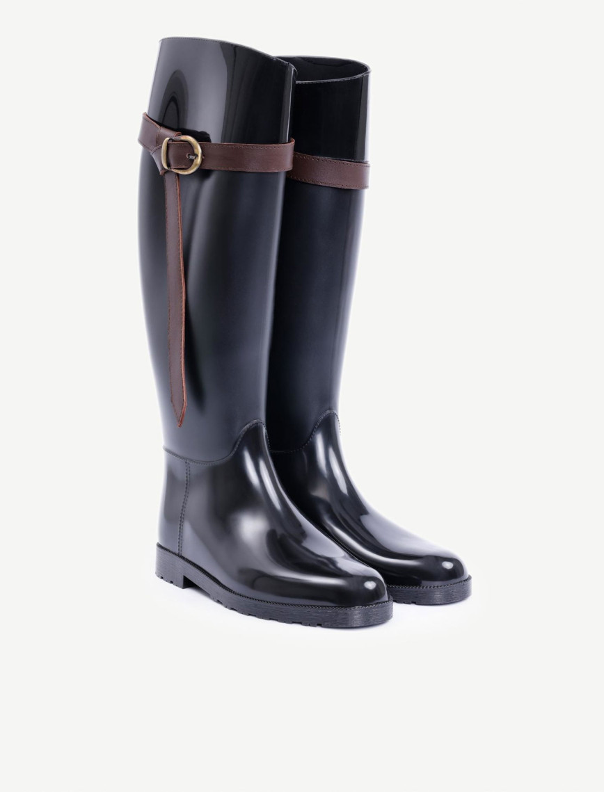 YARGICI Deri Atkılı Yağmur Çizmesi YARGICI Deri Atkılı Yağmur Çizmesi