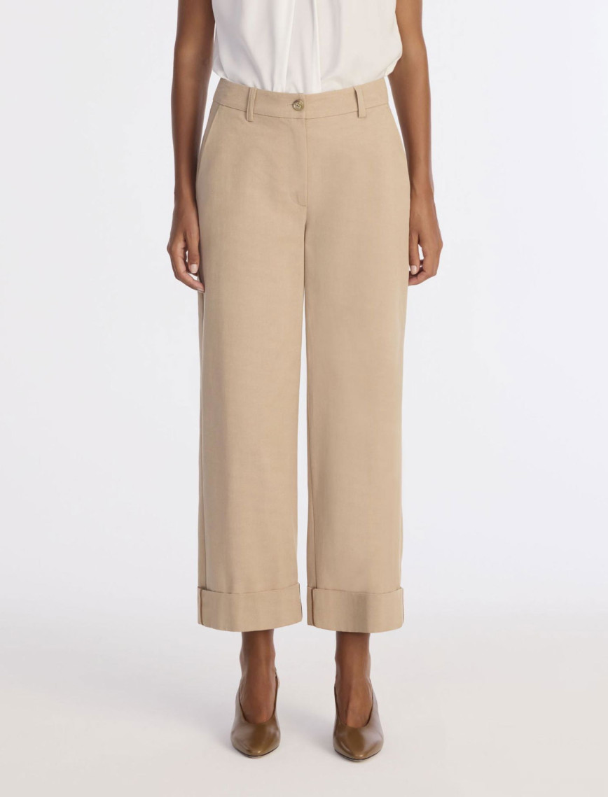 YARGICI Düz Yüksek Bel Pantolon YARGICI Düz Yüksek Bel Pantolon