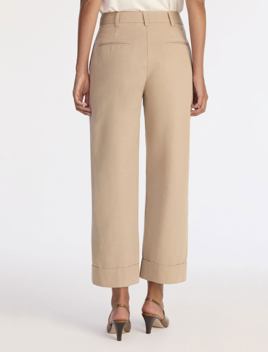 YARGICI Düz Yüksek Bel Pantolon YARGICI Düz Yüksek Bel Pantolon