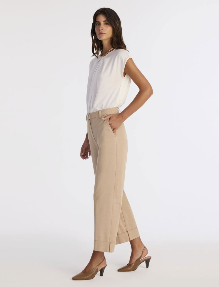 YARGICI Düz Yüksek Bel Pantolon YARGICI Düz Yüksek Bel Pantolon