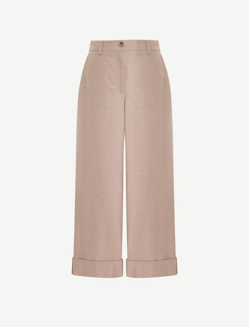 YARGICI Düz Yüksek Bel Pantolon YARGICI Düz Yüksek Bel Pantolon