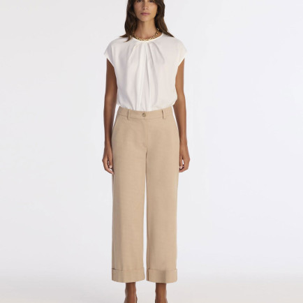 YARGICI Düz Yüksek Bel Pantolon YARGICI Düz Yüksek Bel Pantolon