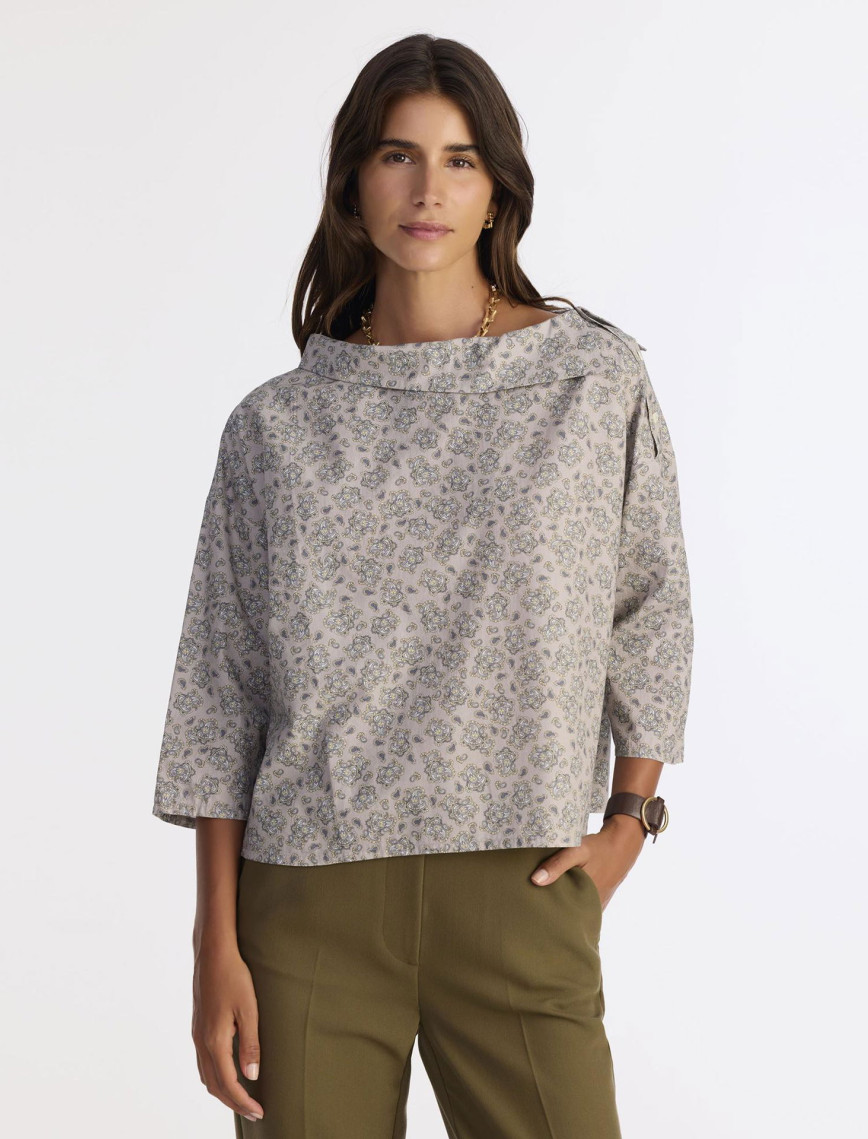 YARGICI Regular Kayık Yaka Uzun Kol Bluz YARGICI Regular Kayık Yaka Uzun Kol Bluz