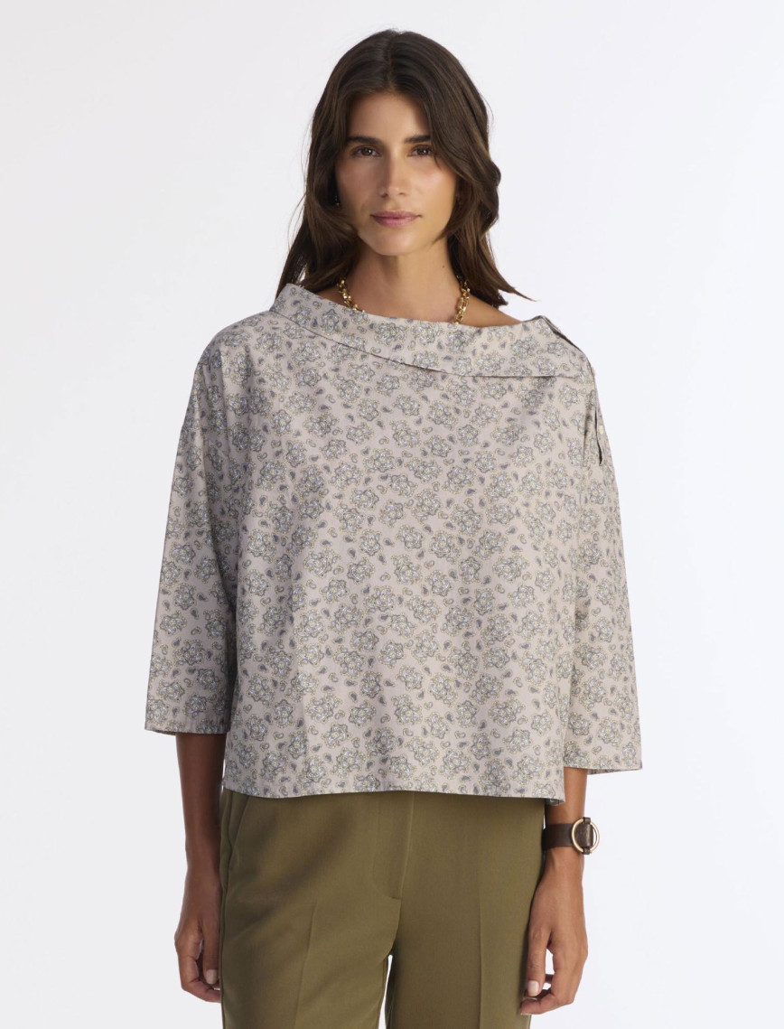 YARGICI Regular Kayık Yaka Uzun Kol Bluz YARGICI Regular Kayık Yaka Uzun Kol Bluz