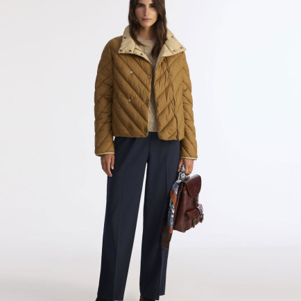 Regular Dik Yaka Uzun Kol Mont Regular Dik Yaka Uzun Kol Mont