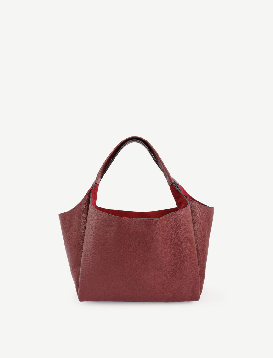 Alcantara Astarlı Deri Omuz Çantası Alcantara Astarlı Deri Omuz Çantası