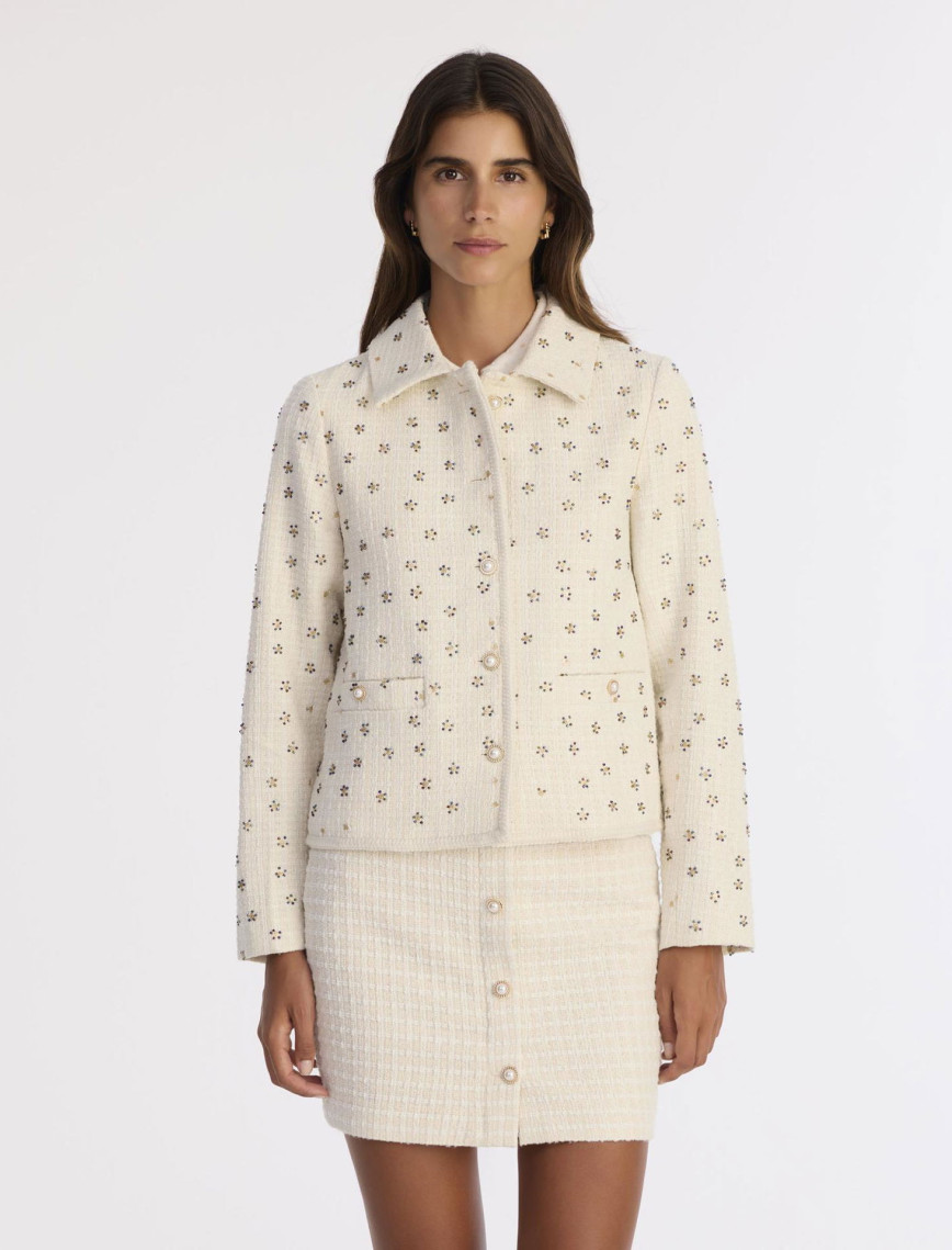 YARGICI Cropped Bisiklet Yaka Uzun Kol Ceket YARGICI Cropped Bisiklet Yaka Uzun Kol Ceket