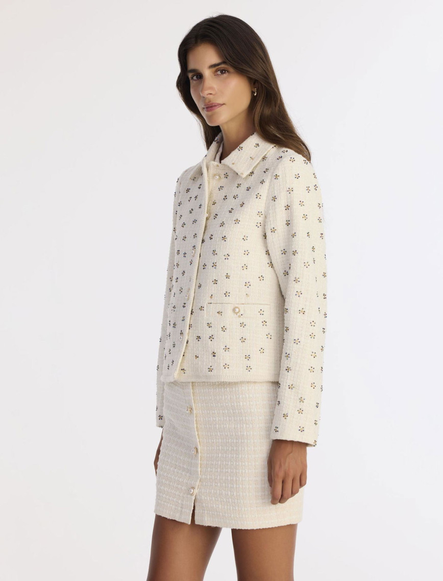 YARGICI Cropped Bisiklet Yaka Uzun Kol Ceket YARGICI Cropped Bisiklet Yaka Uzun Kol Ceket