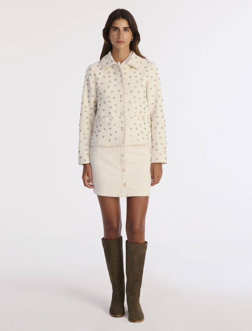 YARGICI Cropped Bisiklet Yaka Uzun Kol Ceket YARGICI Cropped Bisiklet Yaka Uzun Kol Ceket