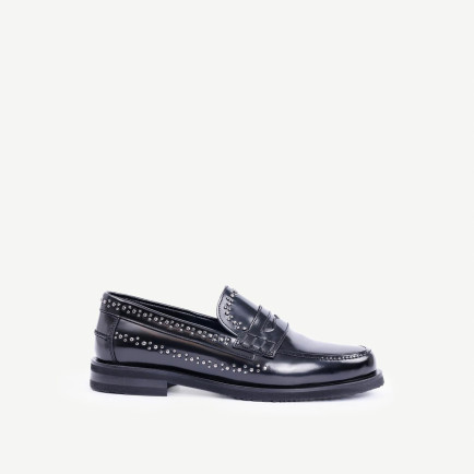 YARGICI Zımba Detaylı Deri Loafer