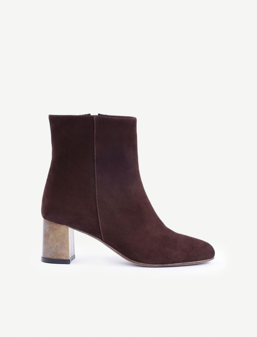 YARGICI Metal Ökçeli Deri Topuklu Bot YARGICI Metal Ökçeli Deri Topuklu Bot