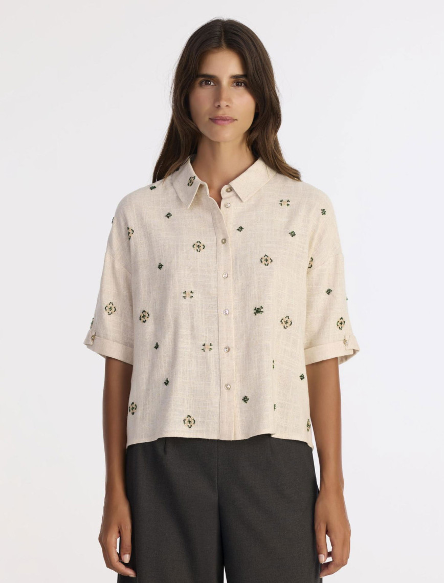 YARGICI Regular Gömlek Yaka Kısa Kol Gömlek YARGICI Regular Gömlek Yaka Kısa Kol Gömlek