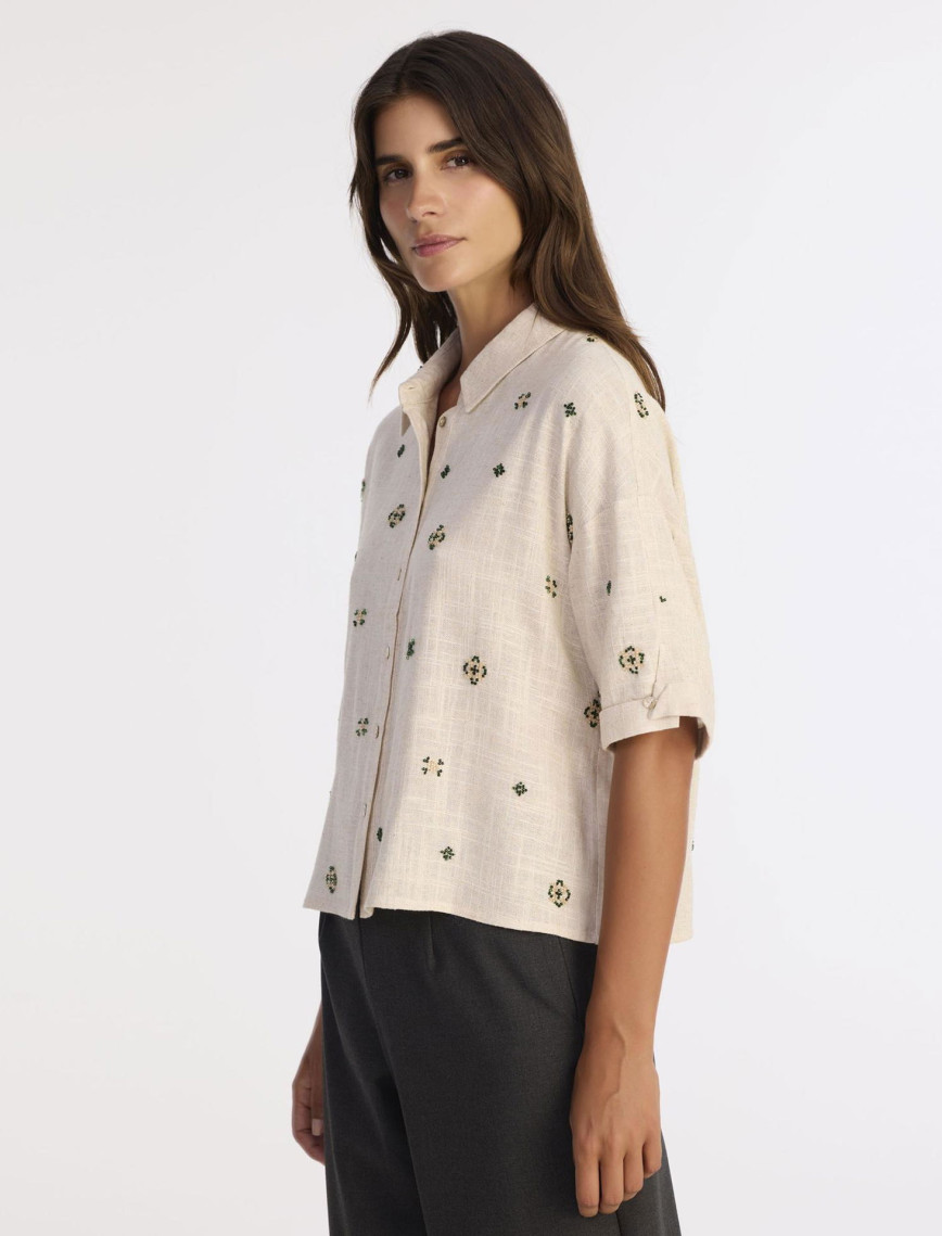 YARGICI Regular Gömlek Yaka Kısa Kol Gömlek YARGICI Regular Gömlek Yaka Kısa Kol Gömlek