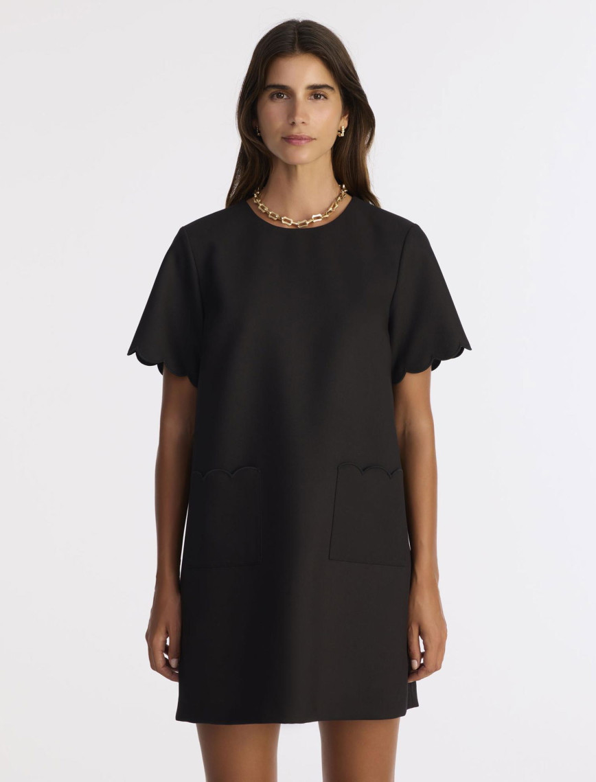 YARGICI Bol Bisiklet Yaka Kısa Kol Elbise YARGICI Bol Bisiklet Yaka Kısa Kol Elbise