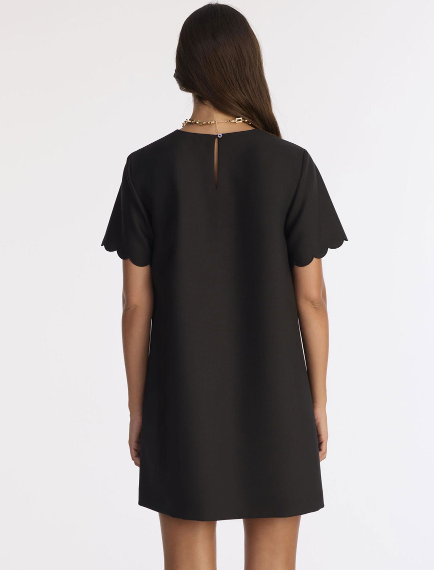 YARGICI Bol Bisiklet Yaka Kısa Kol Elbise YARGICI Bol Bisiklet Yaka Kısa Kol Elbise