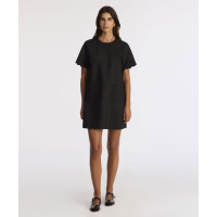 YARGICI Bol Bisiklet Yaka Kısa Kol Elbise YARGICI Bol Bisiklet Yaka Kısa Kol Elbise