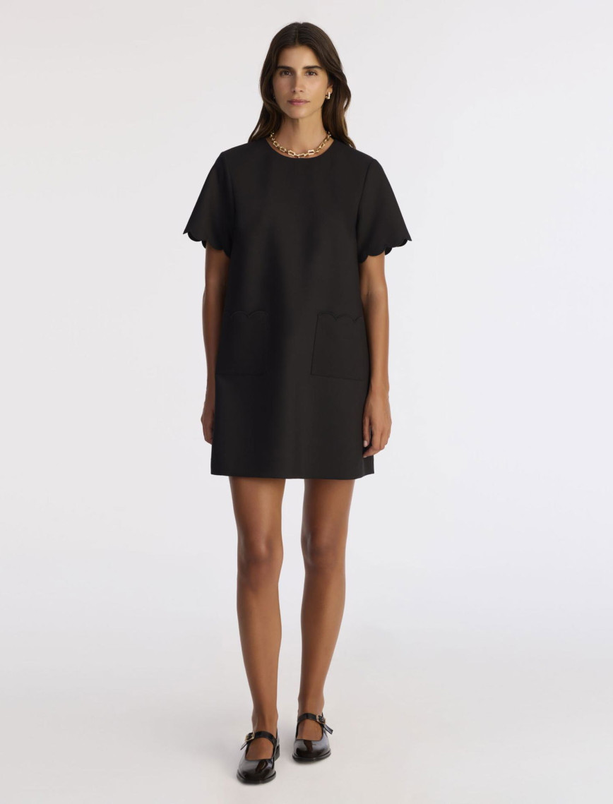 YARGICI Bol Bisiklet Yaka Kısa Kol Elbise YARGICI Bol Bisiklet Yaka Kısa Kol Elbise