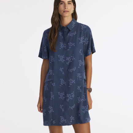 YARGICI Düz Gömlek Yaka Kısa Kol Elbise YARGICI Düz Gömlek Yaka Kısa Kol Elbise