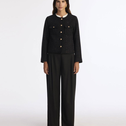 YARGICI Cropped Bisiklet Yaka Uzun Kol Ceket YARGICI Cropped Bisiklet Yaka Uzun Kol Ceket