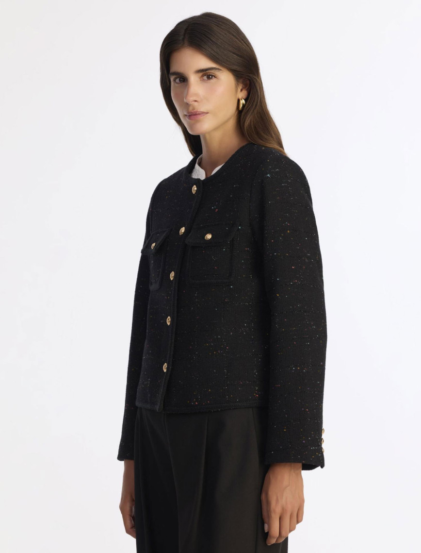 YARGICI Cropped Bisiklet Yaka Uzun Kol Ceket YARGICI Cropped Bisiklet Yaka Uzun Kol Ceket