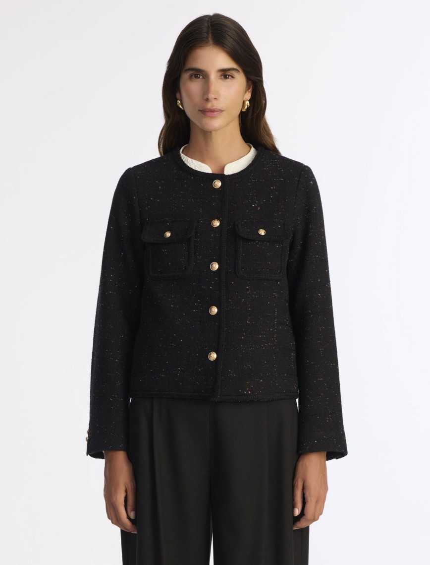 YARGICI Cropped Bisiklet Yaka Uzun Kol Ceket YARGICI Cropped Bisiklet Yaka Uzun Kol Ceket