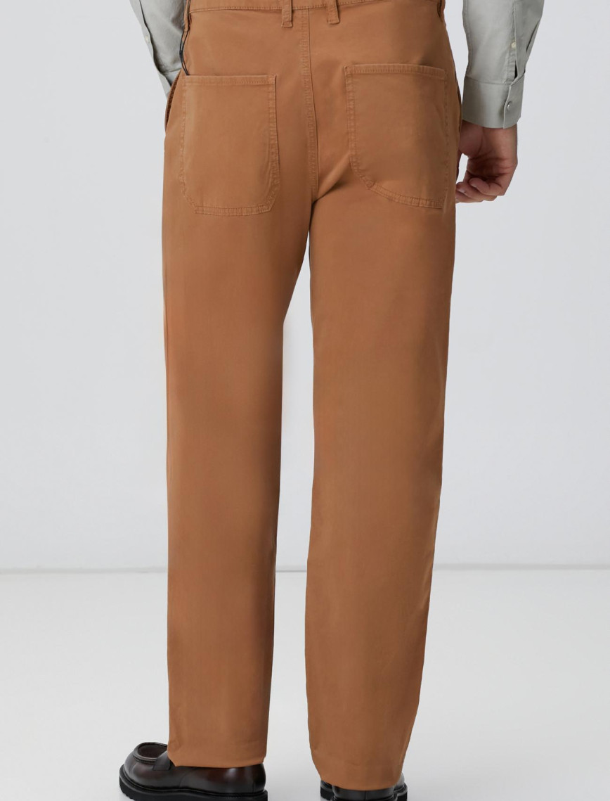 Network Erkek Camel Chino Casual Pantolon