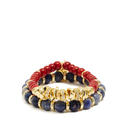 Network Kadın Renkli Doğal Taşlı Bileklik Network Kadın Renkli Doğal Taşlı Bileklik
