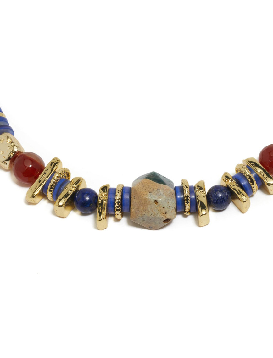 Network Kadın Renkli Doğal Taşlı Kolye Network Kadın Renkli Doğal Taşlı Kolye