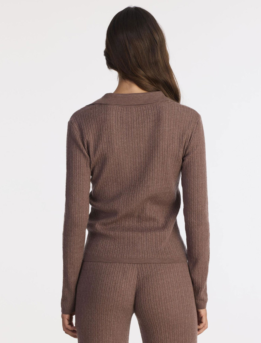 YARGICI Regular Polo Yaka Uzun Kol Kazak YARGICI Regular Polo Yaka Uzun Kol Kazak