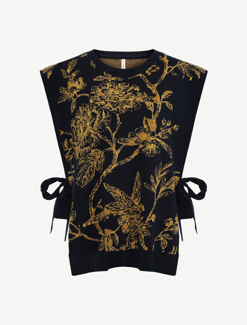 YARGICI Regular Bisiklet Yaka Yelek YARGICI Regular Bisiklet Yaka Yelek