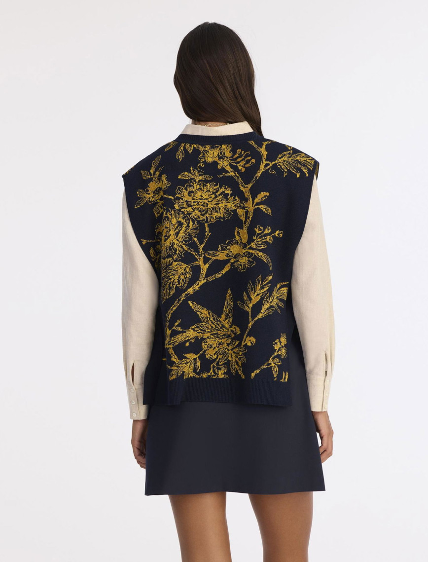 YARGICI Regular Bisiklet Yaka Yelek YARGICI Regular Bisiklet Yaka Yelek