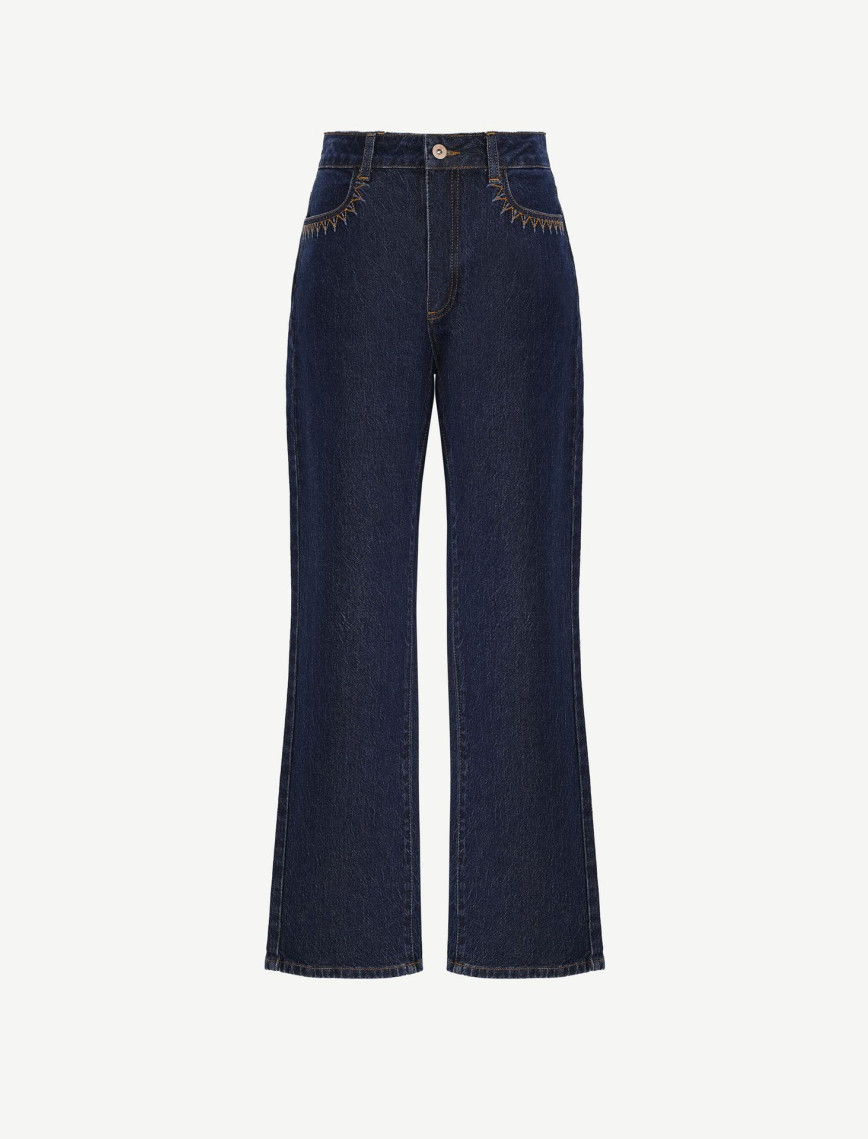 YARGICI Düz Yüksek Bel Pantolon YARGICI Düz Yüksek Bel Pantolon