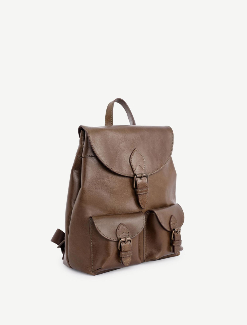 YARGICI Kapaklı Deri Sırt Çantası YARGICI Kapaklı Deri Sırt Çantası