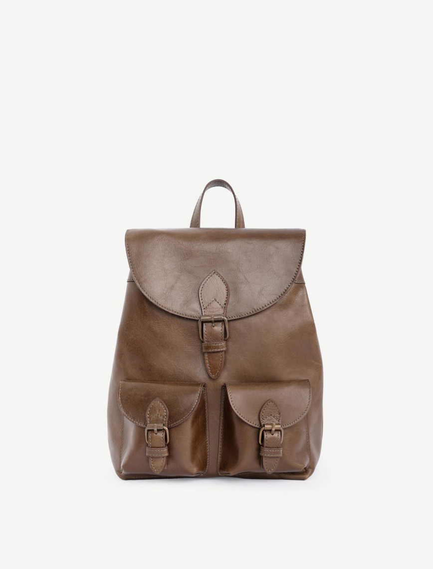 YARGICI Kapaklı Deri Sırt Çantası YARGICI Kapaklı Deri Sırt Çantası