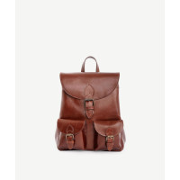 YARGICI Kapaklı Deri Sırt Çantası YARGICI Kapaklı Deri Sırt Çantası