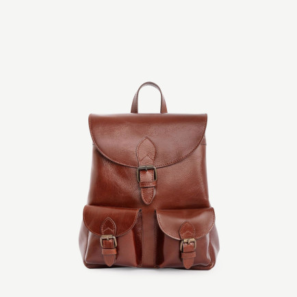 YARGICI Kapaklı Deri Sırt Çantası YARGICI Kapaklı Deri Sırt Çantası