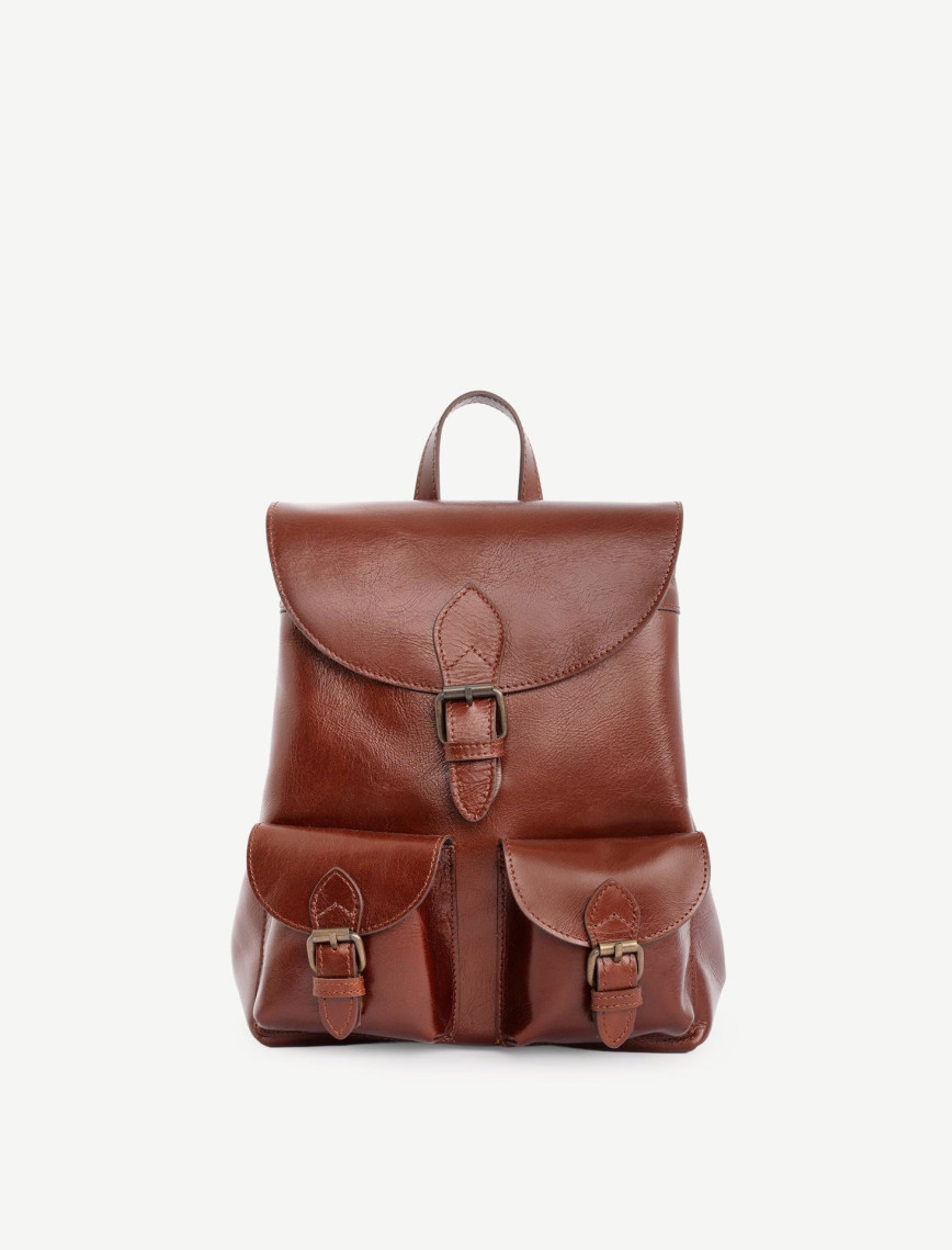 YARGICI Kapaklı Deri Sırt Çantası YARGICI Kapaklı Deri Sırt Çantası