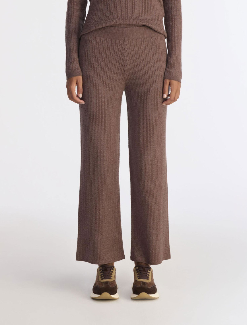 YARGICI Normal Bel Rahat Kalıp Triko Pantolon YARGICI Normal Bel Rahat Kalıp Triko Pantolon