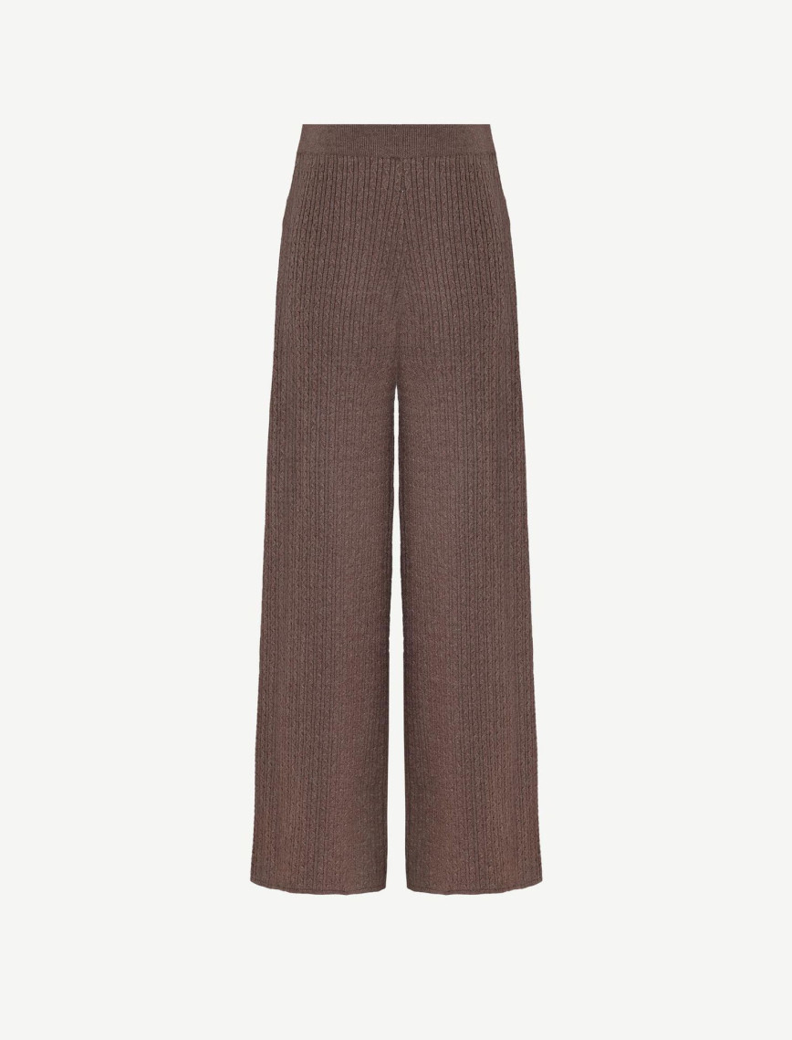 YARGICI Normal Bel Rahat Kalıp Triko Pantolon YARGICI Normal Bel Rahat Kalıp Triko Pantolon