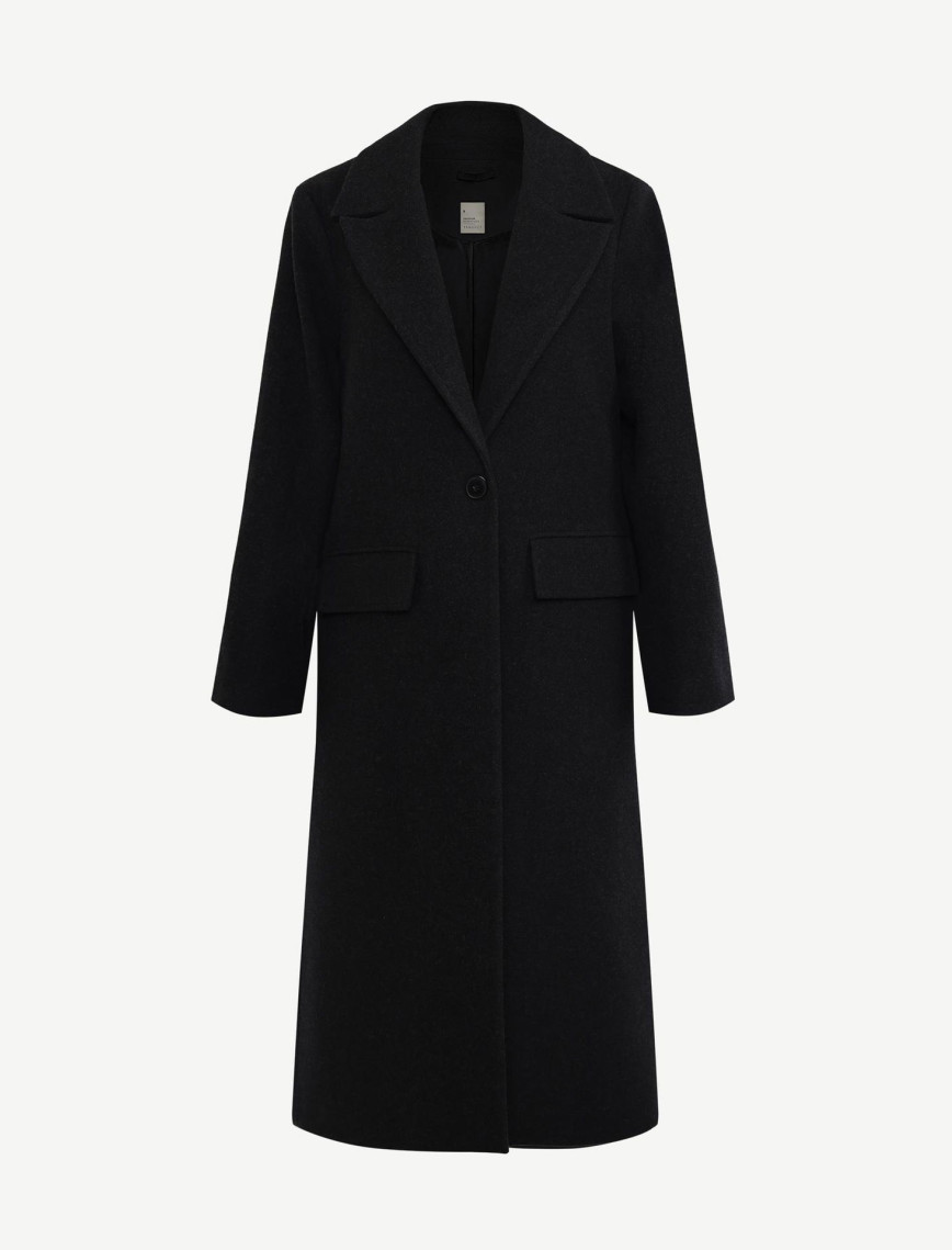 YARGICI Regular Ceket Yaka Uzun Kol Palto YARGICI Regular Ceket Yaka Uzun Kol Palto