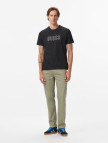 Guess Embosse Regular Fit Erkek Siyah T-Shirt Guess Embosse Regular Fit Erkek Siyah T-Shirt
