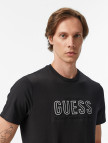 Guess Embosse Regular Fit Erkek Siyah T-Shirt Guess Embosse Regular Fit Erkek Siyah T-Shirt