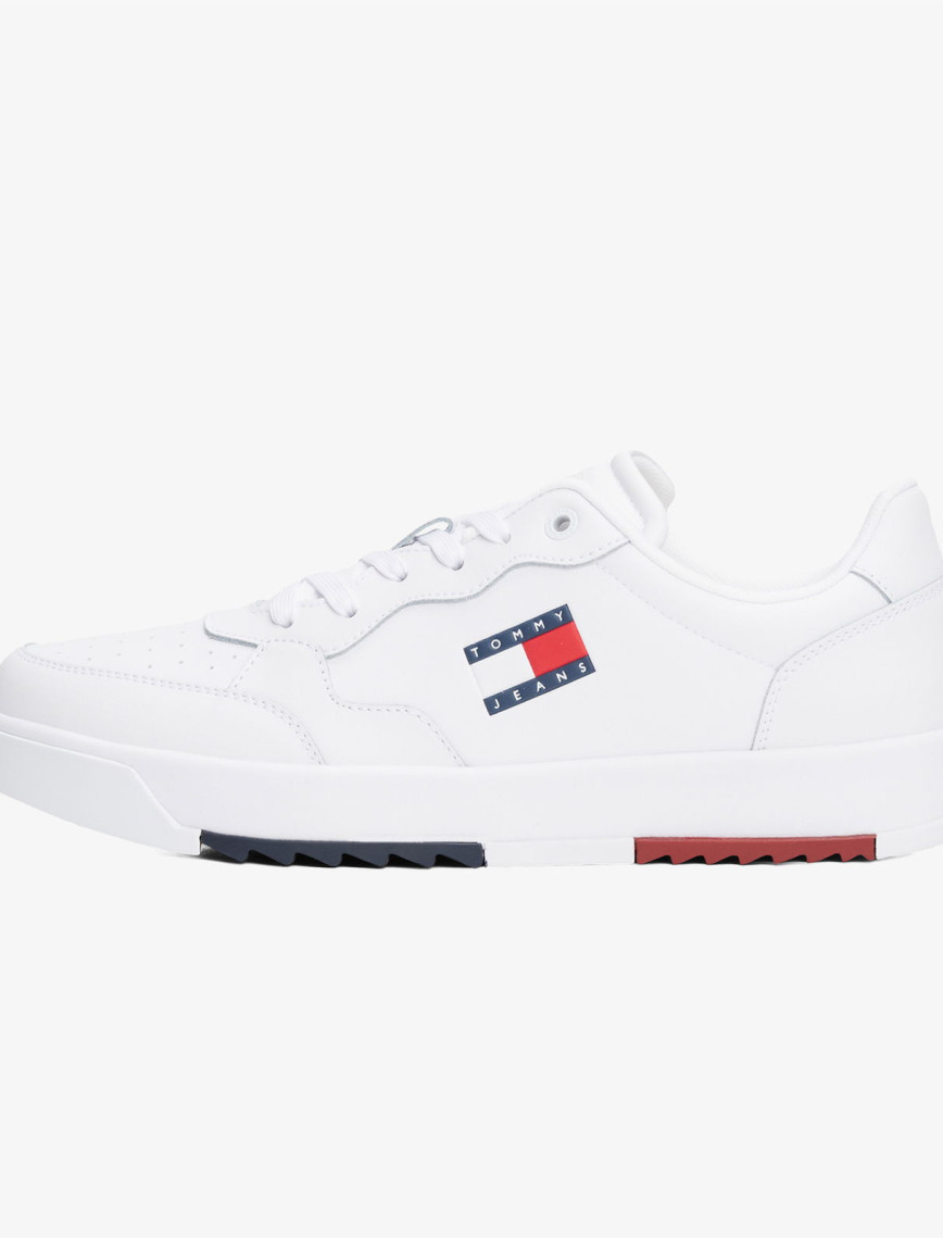 Tommy Jeans Retro Erkek Beyaz Sneaker Tommy Jeans Retro Erkek Beyaz Sneaker