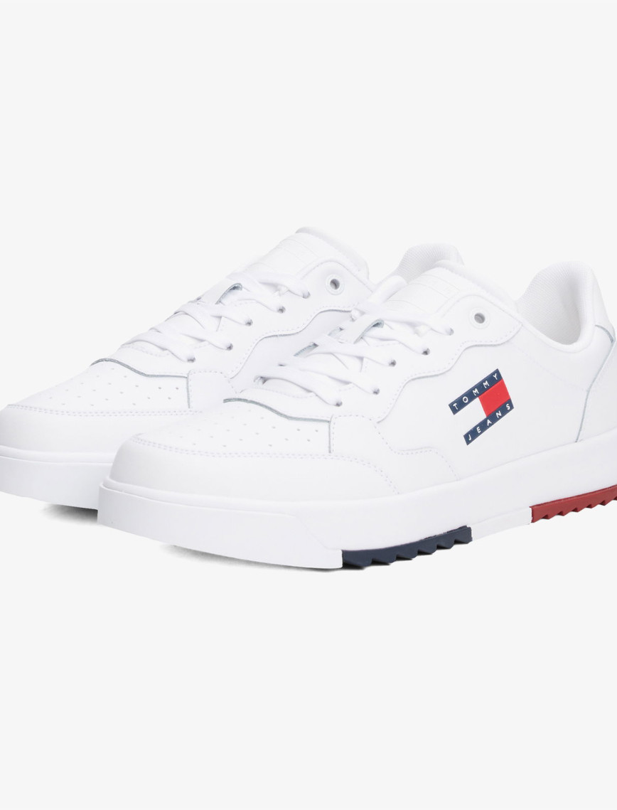 Tommy Jeans Retro Erkek Beyaz Sneaker Tommy Jeans Retro Erkek Beyaz Sneaker