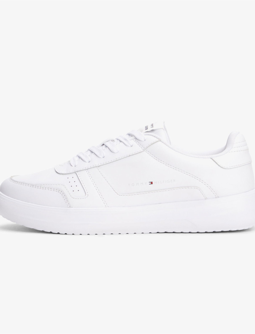 Tommy Hilfiger Modern Lightcup Leather Erkek Beyaz Sneaker Tommy Hilfiger Modern Lightcup Leather Erkek Beyaz Sneaker