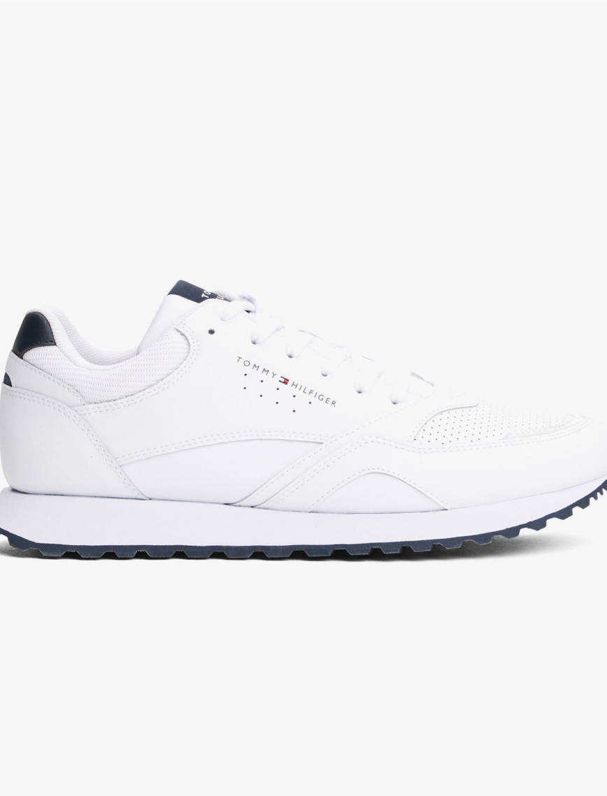 Tommy Hilfiger New Runner Eva Leather Essential Erkek Siyah Sneaker Tommy Hilfiger New Runner Eva Leather Essential Erkek Siyah Sneaker